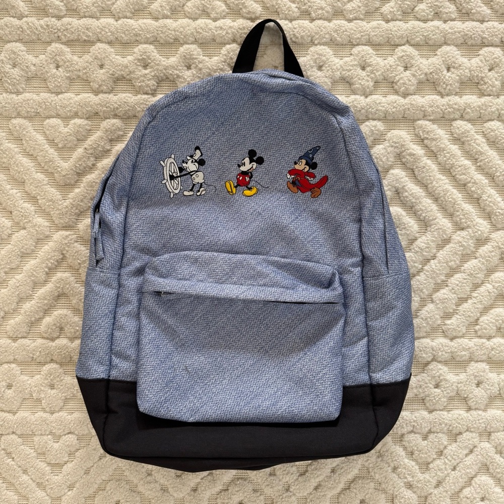Disney Steamboat Willie / Mickey Mouse / Sorcerer Mickey Adult Backpack
